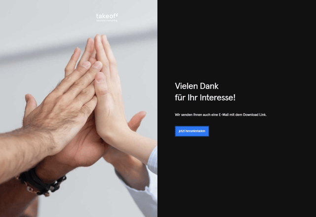 Beispiel_Thank You Page_Inbound Leadgenerierung für B2B Unternehmen Whitepaper