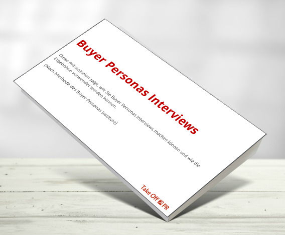 Buyer Persona Interviews 3D cover
