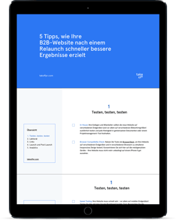 Checkliste B2B Website Relaunch