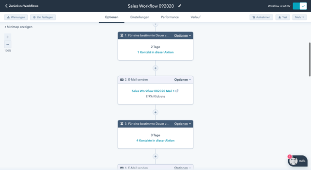 takeoff hubspot sales workflow