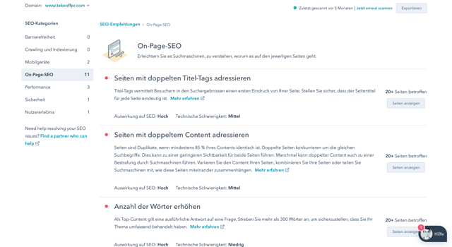 takeoff hubspot seo tool Beispiel