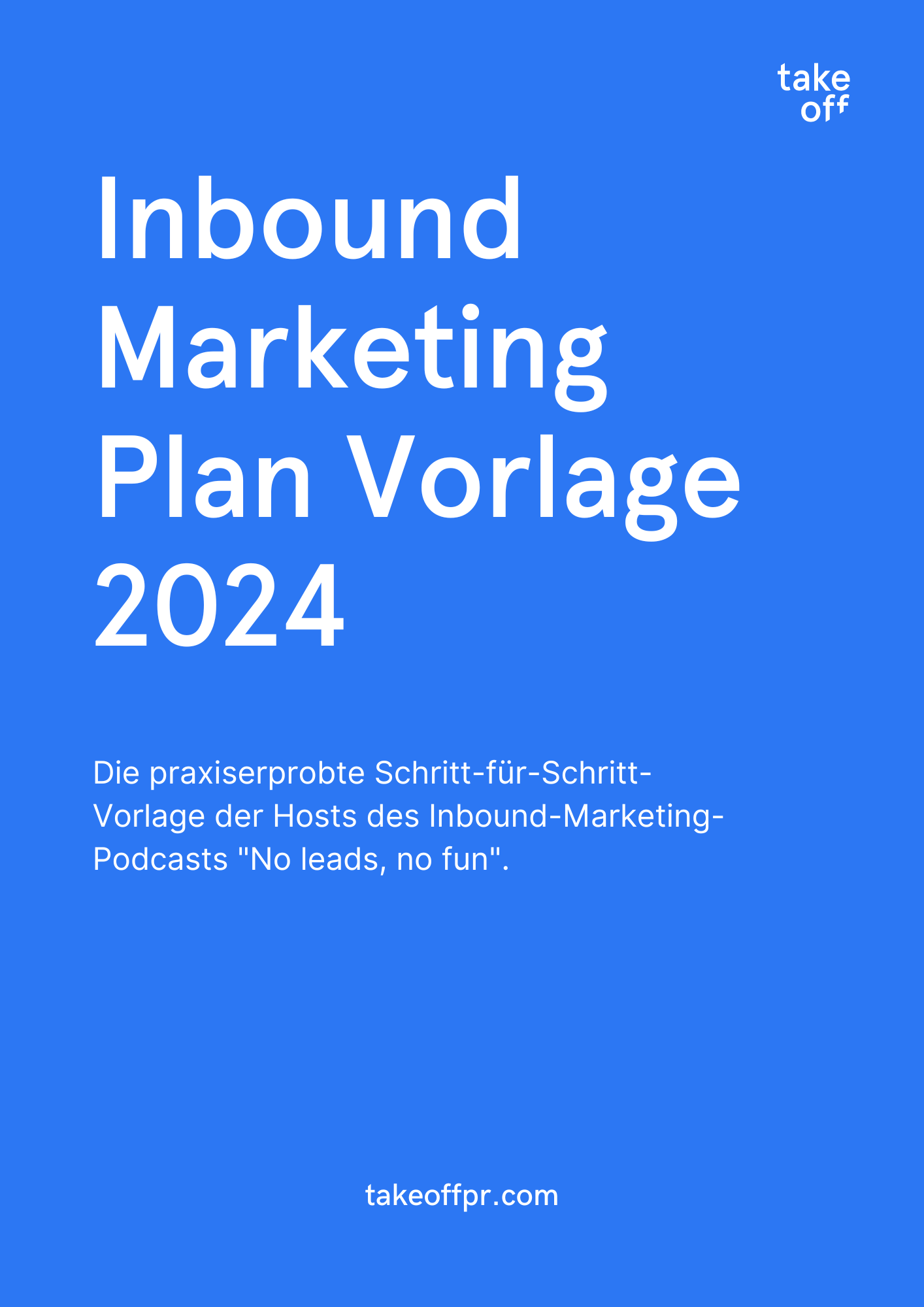 Inbound Marketing Plan Vorlage 2024