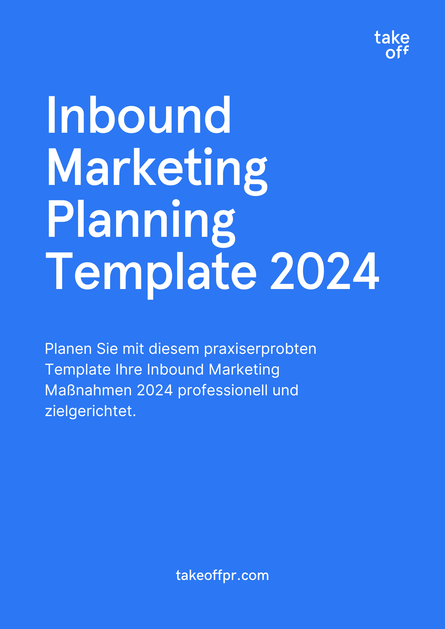 Inbound Marketing Planning Template 2024
